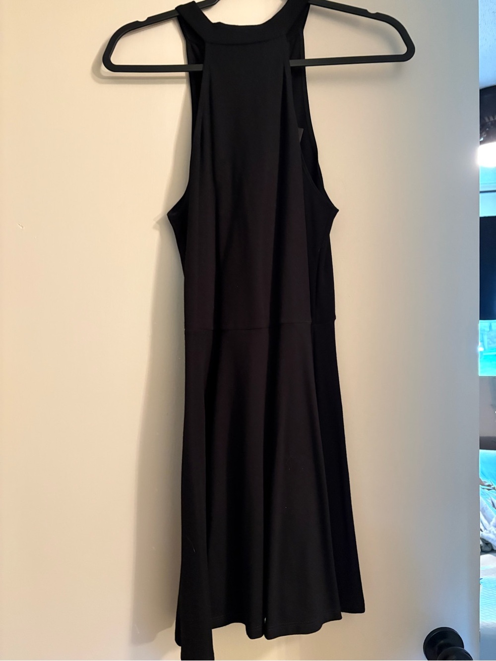 American Apparem Black Halter Dress